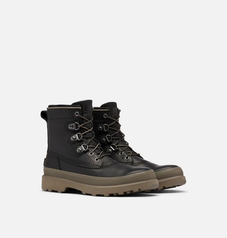 Sorel Herr Stövlar Svarta - Caribou™ Street - TGD-836952